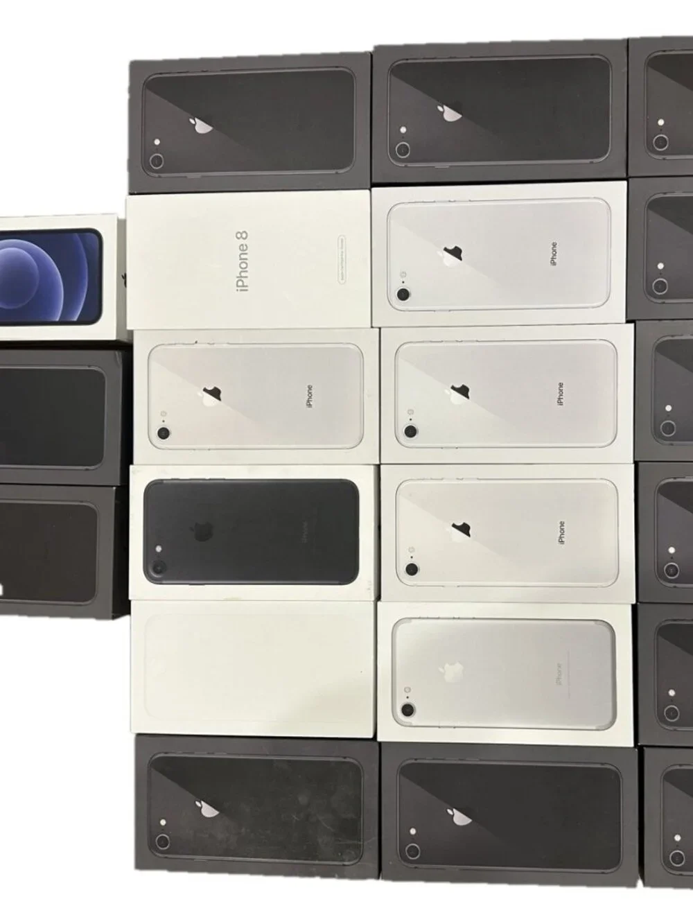 Lot # 4 of 21 Apple iPhone Retail Boxes – iPhone 6, 7, 8 & 12 Mini